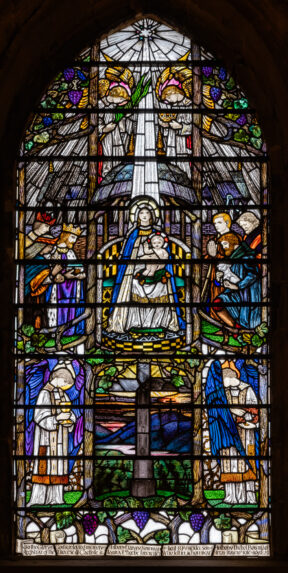 Veronica Whall, detail of the Bowman window (c.1926), St Catherine's Chapel, Carlisle Cathedral. Veronica Whall, detail of the Bowman window (c.1926), St Catherine's Chapel, Carlisle Cathedral. | Photo: Peter Hildebrand