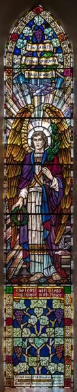 A. E. Child, Angel of Peace window (1930), Church of St Emanuel, Buckley, Clwyd. | Photo: Peter Hildebrand