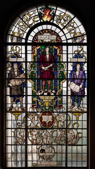Christopher Webb, The Wren window (1959), Church of St Lawrence Jewry, London EC2. | Photo: Peter Hildebrand