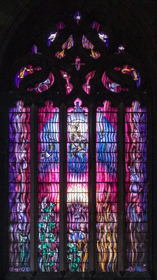 John K Clark, Shaw Memorial window (1988), Paisley Abbey, Renfrewshire. | Photo: Peter Hildebrand