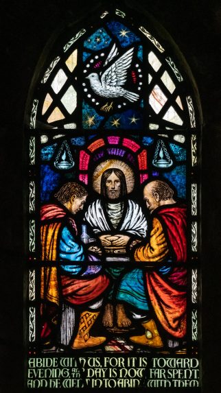 Benjamin Warren, detail of north nave window (1927), Church of St Andrew, Cleeve Prior, Worcestershire. | Photo: Peter Hildebrand