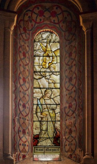 Heaton, Butler and Bayne, apse window (1888), Church of St Nicholas, East Grafton, Wiltshire. Heaton, Butler and Bayne, apse window (1888), Church of St Nicholas, East Grafton, Wiltshire. | Photo: Sasha Ward