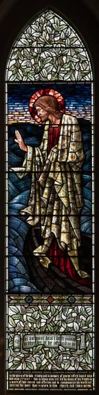 Edward Burne-Jones and Morris & Co., Christ stilling the storm (1898), Holy Trinity Church, Frome, Somerset. | Photo: Peter Hildebrand