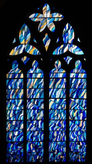 John Maine and Derix Glasstudios, Ascension window (2017), Hereford Cathedral. John Maine and Derix Glasstudios, Ascension window (2017), Hereford Cathedral. | Photo: Peter Hildebrand