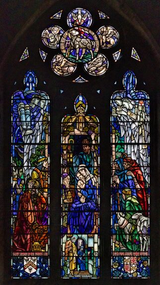 Douglas Strachan, east window (1938), Church of st Oswald, Hotham, East Riding of Yorkshire. | Photo: Peter Hildebrand