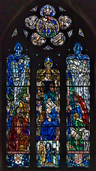 Douglas Strachan, east window (1938), Church of st Oswald, Hotham, East Riding of Yorkshire. Douglas Strachan, east window (1938), Church of st Oswald, Hotham, East Riding of Yorkshire. | Photo: Peter Hildebrand