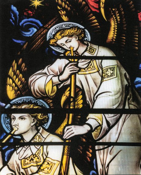 John Hardman & Co., detail of west window (1887), St Andrew's Cathedral, Inverness. John Hardman & Co., detail of west window (1887), St Andrew's Cathedral, Inverness. | Photo: Iain Galbraith