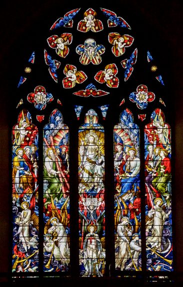 John Hardman & Co., west window (1887), St Andrew's Cathedral, Inverness. | Photo: St Andrew's Cathedral