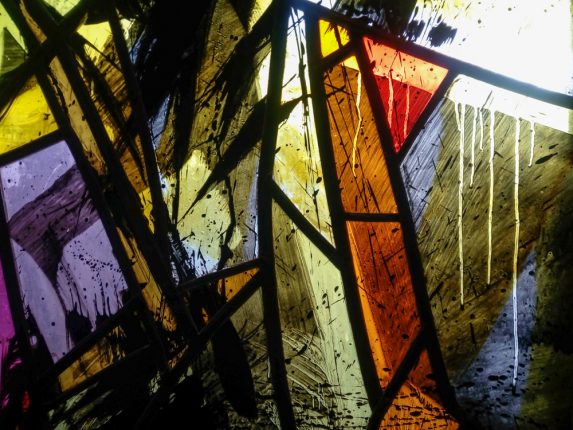 Douglas Hogg, detail of south window (2001), Portobello & Joppa Parish Church, Edinburgh. Douglas Hogg, detail of south window (2001), Portobello & Joppa Parish Church, Edinburgh. | Photo: Douglas Hogg