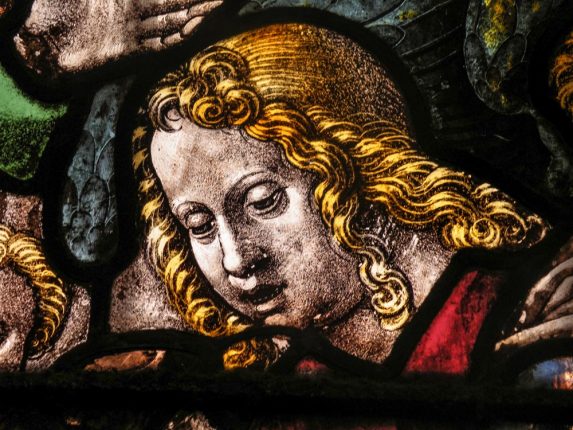 Detail from window 3 north side (16th century),King’s College Chapel, Cambridge. | Photo: Steve Clare
