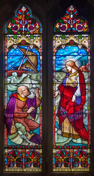 Heaton, Butler and Bayne, nave south window (1862),Church of St Mary, Kintbury, Berkshire. | Photo: Sasha Ward
