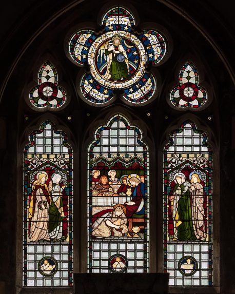 Edward Burne-Jones, William Morris and Morris, Marshall, Faulkner & Co., chancel east window (1863), Church of St Ladoca, Ladock, Cornwall. Edward Burne-Jones, William Morris and Morris, Marshall, Faulkner & Co., chancel east window (1863), Church of St Ladoca, Ladock, Cornwall. | Photo: Peter Hildebrand