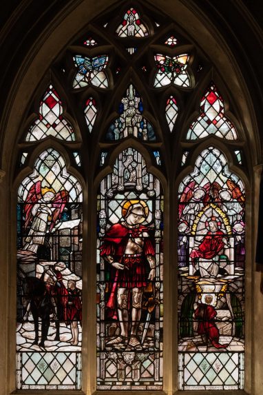 Christopher Whall and Whall & Whall Ltd, John Sarson memorial window (1907), Leicester Cathedral. Christopher Whall and Whall & Whall Ltd, John Sarson memorial window (1907), Leicester Cathedral. | Photo: Peter Hildebrand
