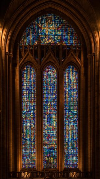 Carl Edwards, west window (1979), Liverpool Cathedral. | Photo: Peter Hildebrand