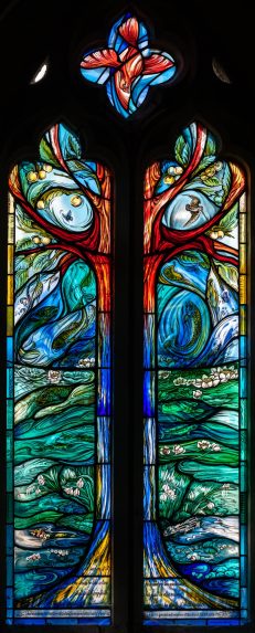 Jude Tarrant, Four Seasons window (2015), Church of St Nicholas, Longparish, Andover, Hampshire. Jude Tarrant, Four Seasons window (2015), Church of St Nicholas, Longparish, Andover, Hampshire. | Photo: Peter Hildebrand