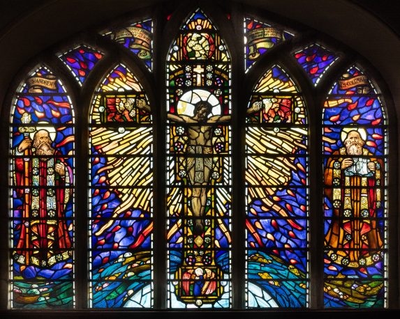 G.E. Moira, gallery south window (1903-04), Kilmacolm Old Kirk, Kilmacolm, Inverclyde. | Photo: Peter Hildebrand