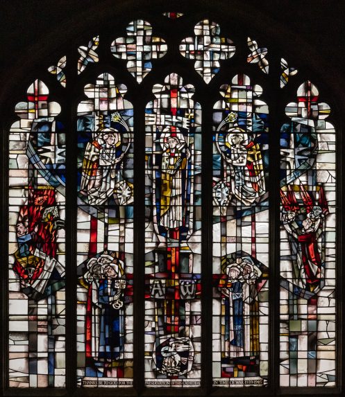Leonard Evetts, east window (1963), Chapel of the Ascension, Newcastle Cathedral. | Photo: Peter Hildebrand