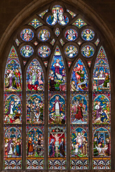 Frederick Preedy, east window (1867), Church of St Mary, Old Hunstanton, Norfolk. | Photo: Peter Hildebrand
