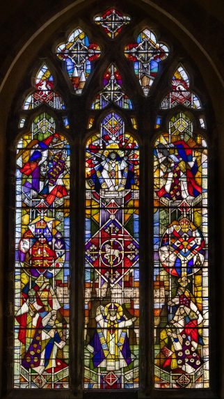 Lawrence Lee, Becket window (1970), Church of St John the Baptist, Penshurst, Kent. | Photo: Peter Hildebrand