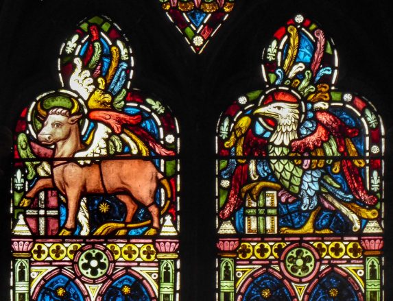 William Butterfield and Alexander Gibbs, detail of east window (1877), St Ninian's Cathedral, Perth. William Butterfield and Alexander Gibbs, detail of east window (1877), St Ninian's Cathedral, Perth. | Photo: Christopher Dingwall