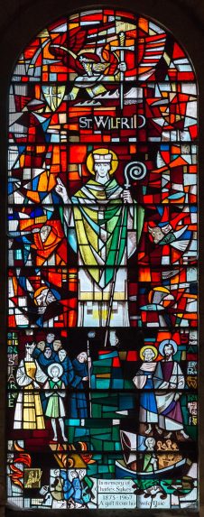 Harry Harvey, St Wilfrid window (1977), Ripon Cathedral. | Photo: Peter Hildebrand