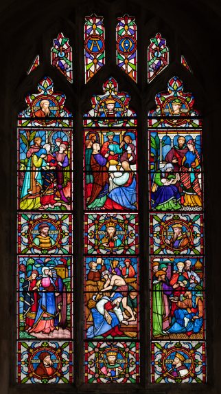 Robert Turnill Bayne and Heaton, Butler & Bayne, nave south window (1862), Church of St Mary & All Saints, Sculthorpe, Norfolk. | Photo: Peter Hildebrand