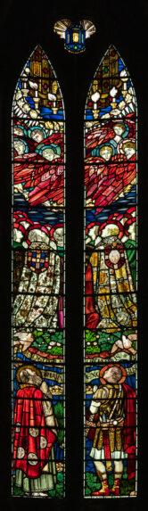 Henry Payne, central two light window above the High Altar (1904), Church of St Alban the Martyr, Highgate, Birmingham. Henry Payne, central two light window above the High Altar (1904), Church of St Alban the Martyr, Highgate, Birmingham. | Photo: Peter Hildebrand