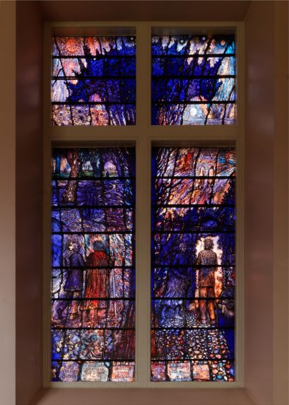 Tom Denny, Wisdom window (2012), St. Catharine's College Chapel, Cambridge. | Photo: James O Davies - Reproduced by kind permission of the Master and Fellows of St Catharine’s College, Cambridge 