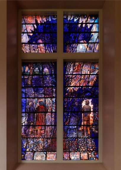 Thomas Denny, Wisdom window (2012), St. Catharine's College Chapel, Cambridge. Thomas Denny, Wisdom window (2012), St. Catharine's College Chapel, Cambridge. | Photo: James O Davies - Reproduced by kind permission of the Master and Fellows of St Catharine’s College, Cambridge