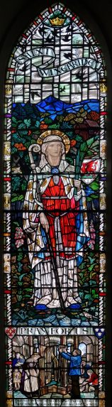 Margaret Agnes Rope, St Winefride window (1916), Catholic Church of Saint Peter & Saint Paul, Newport, Shropshire. | Photo: Arthur Rope