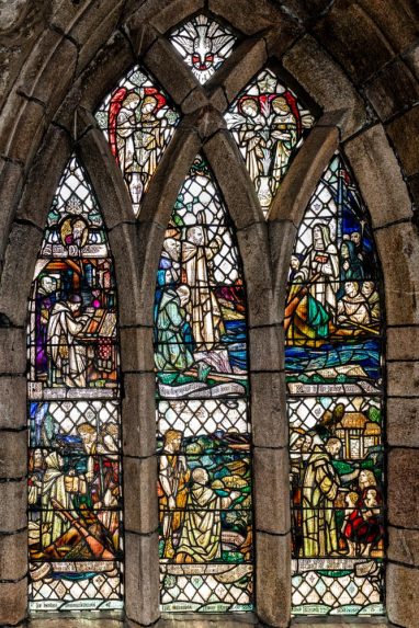 Douglas Strachan, Crombie Memorial window (1908), Cathedral Church of St Machar, Aberdeen. | Photo: © 2020 Niall Hastie