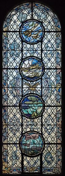 Douglas Strachan, RAF Memorial window (1927), Scottish National War Memorial, Edinburgh. Douglas Strachan, RAF Memorial window (1927), Scottish National War Memorial, Edinburgh. | Photo: © Antonia Reeve and the Trustees of the SNWM