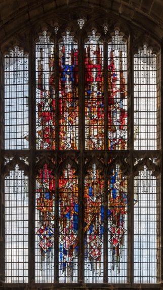 Alan Younger and George Gaze Pace, west window (1975), Church of St Editha, Tamworth, Staffordshire. | Photo: Peter Hildebrand