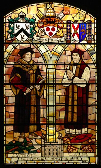 Andrew Taylor, St Thomas Moore & St John Fisher (1993), St Simon and St Jude Catholic Church, Streatham, London. Andrew Taylor, St Thomas Moore & St John Fisher (1993), St Simon and St Jude Catholic Church, Streatham, London. | Photo; Andrew Taylor