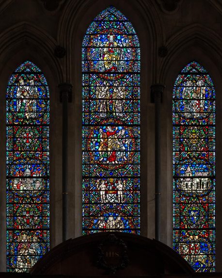 Carl Edwards, east window (1954), The Temple Church, London. Carl Edwards, east window (1954), The Temple Church, London. | Photo: Peter Hildebrand