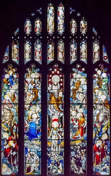 John Hardman Powell and Hardman & Co., west window (c.1868), Wakefield Cathedral. | Photo: Andrew Loutit