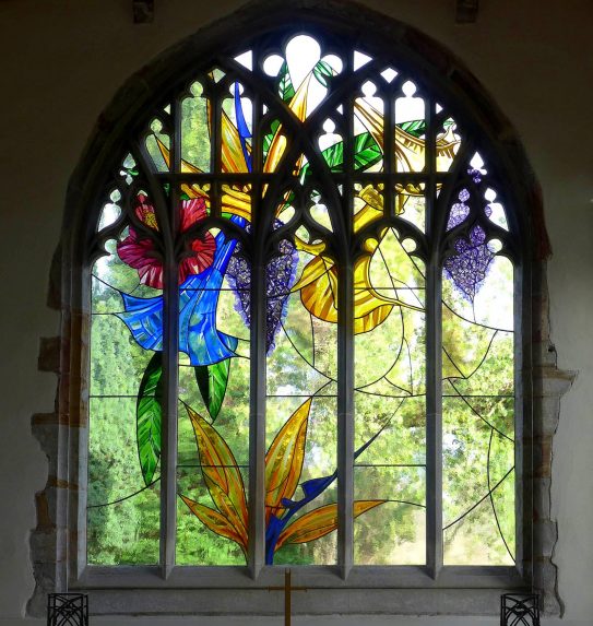 Helen Whittaker, Paradise window (2014), Church of St Brandon, Brancepeth, Co Durham. | Photo: Barley Studio Ltd