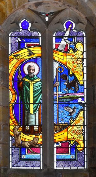 Helen Whittaker, St Cuthbert window (2020), Church of St Cuthbert, Crayke, North Yorkshire. | Photo: David Harrison