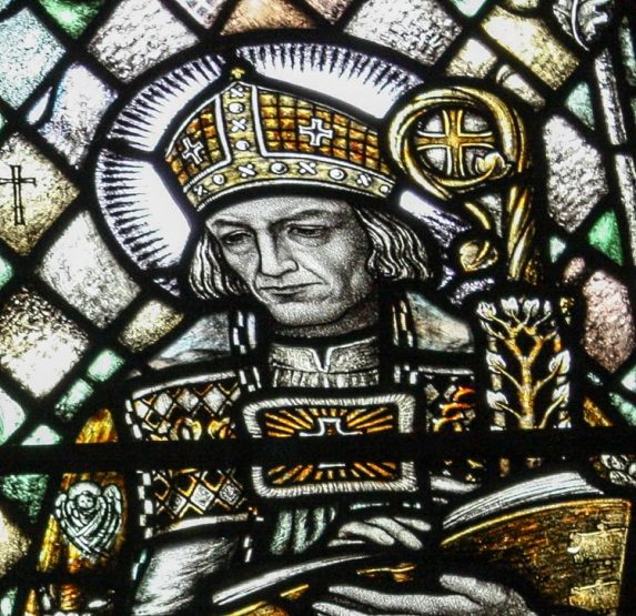 A. J. Davies, detail of nave south window (1927), Church of St Mary de Wyche, Wychbold, Worcestershire. | Photo: Roy Albutt