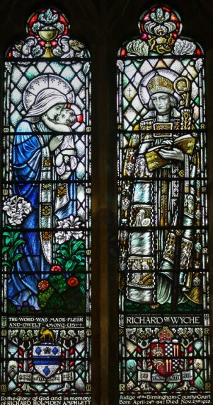 A. J. Davies, nave south window (1927), Church of St Mary de Wyche, Wychbold, Worcestershire. | Photo: Roy Albutt