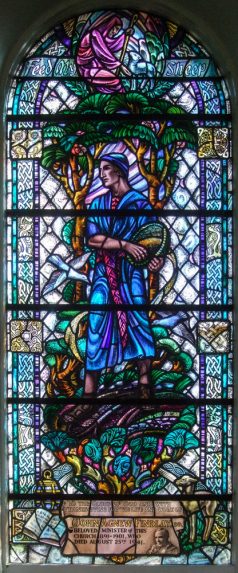 Douglas McLundie and Abbey Studio, south nave window (1948), Sprouston Parish Church, Kelso. | Photo: Douglas Hogg