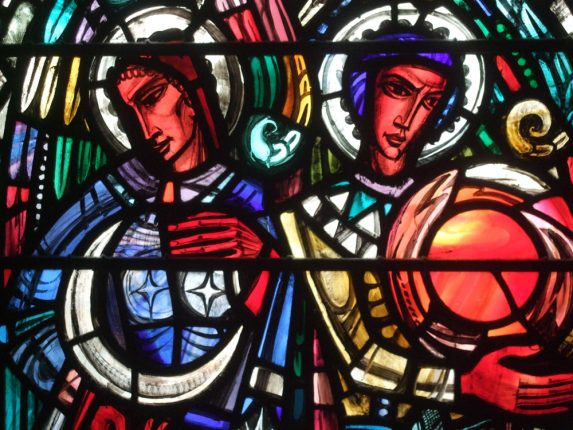 William Wilson, detail of north elevation window (1957), The Eric Liddell Centre, Edinburgh. William Wilson, detail of north elevation window (1957), The Eric Liddell Centre, Edinburgh. | Photo: Douglas Hogg