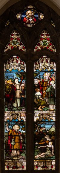 Franz Mayer of Munich, south sactuary window (c.1900), Cathedral and Metropolitan Church of St David, Cardiff. | Photo: Peter Hildebrand