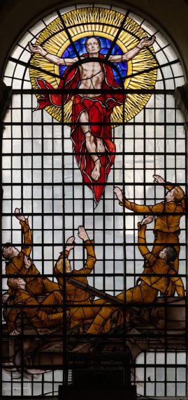 Hugh Easton, north aisle east (1960), Church of St Peter upon Cornhill, London EC3 Hugh Easton, north aisle east (1960), Church of St Peter upon Cornhill, London EC3 | Photo: Peter Hildebrand