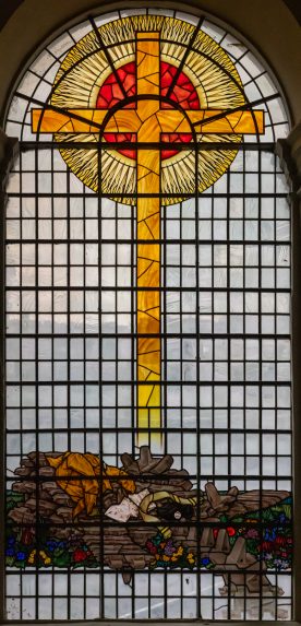 Hugh Easton and Hendra & Harper, north aisle west (1960), Church of St Peter upon Cornhill, London EC3 Hugh Easton and Hendra & Harper, north aisle west (1960), Church of St Peter upon Cornhill, London EC3 | Photo: Peter Hildebrand