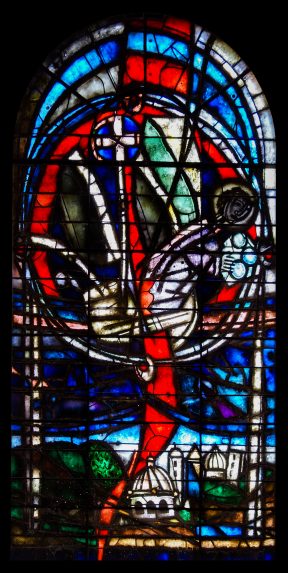 Keith New, centre panel east window (1962), Church of St Nicholas Cole Abbey, London EC4 | Photo: Alexandra Epps