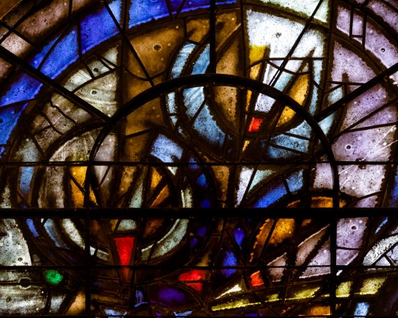 Keith New, detail of south panel east window (1962), Church of St Nicholas Cole Abbey, London EC4 | Photo: Peter Hildebrand