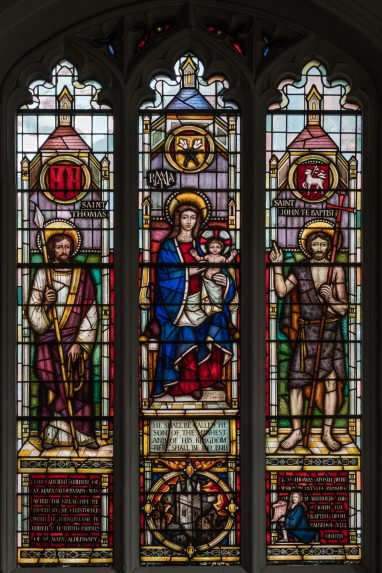 Lawrence Lee, east window of the Lady Chapel (1955), Church of St Mary Aldermary, London EC4 | Photo: Peter Hildebrand
