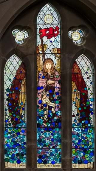 Louise Hemmings, Titanic Memorial Window (2018), Church of St Mary, Southampton, Hampshire. | Photo: Peter Hildebrand
