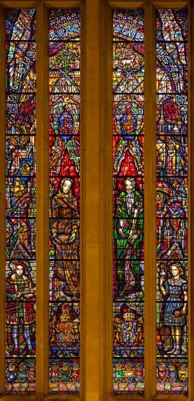 Max Nauta, west window (1962), Dutch Church, London EC2 | Photo: Peter Hildebrand